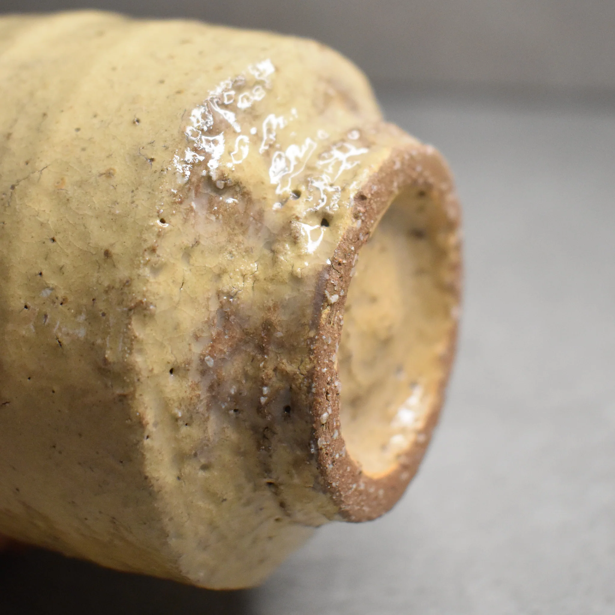 Setsuo Hara: Hagi-yaki Loquat Yunomi Teacup - Image 6